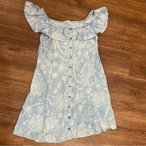mudd floral dress size large